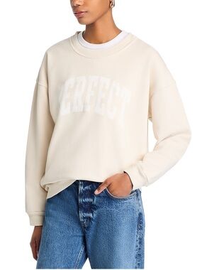 NWT PerfectWhiteTee Perfect Sweatshirt 100% Cotton Size S Sugar